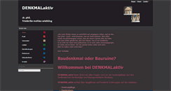 Desktop Screenshot of denkmalaktiv.ch